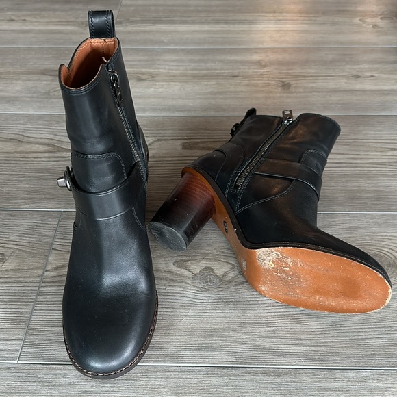 Coach Moto Bootie Heel in Black - Picture 5 of 5